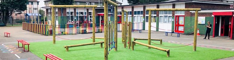 Preston Grange School's Active Play Area